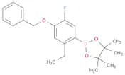 2-(4-(Benzyloxy)-2-ethyl-5-fluorophenyl)-4,4,5,5-tetramethyl-1,3,2-dioxaborolane