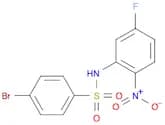 4-Bromo-N-(5-fluoro-2-nitrophenyl)benzenesulfonamide