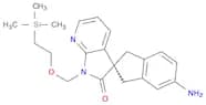 (S)-5-amino-1'-((2-(trimethylsilyl)ethoxy)methyl)-1,3-dihydrospiro[indene-2,3'-pyrrolo[2,3-b]pyrid…