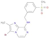 3-Bromo-2-Methyl-N-(3-(Methylsulfonyl)Benzyl)Imidazo[1,2-A]Pyrazin-8-Amine