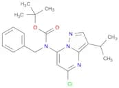 tert-Butyl benzyl(5-chloro-3-isopropylpyrazolo[1,5-a]pyrimidin-7-yl)carbamate