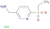 (6-(Ethylsulfonyl)Pyridin-3-Yl)Methanamine Hydrochloride