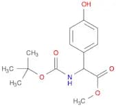 METHYL 2-((TERT-BUTOXYCARBONYL)AMINO)-2-(4-HYDROXYPHENYL)ACETATE