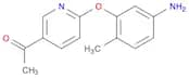 1-[6-(5-amino-2-methylphenoxy)pyridin-3-yl]ethan-1-one