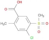 4-chloro-2-methyl-5-(methylsulfonyl)benzoic acid