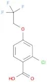 2-Chloro-4-(2,2,2-trifluoroethoxy)benzoic acid