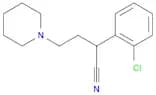 2-(2-chlorophenyl)-4-(piperidin-1-yl)butanenitrile