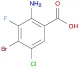 2-Amino-4-bromo-5-chloro-3-fluorobenzoic acid