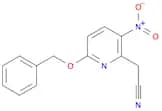 2-(6-(benzyloxy)-3-nitropyridin-2-yl)acetonitrile