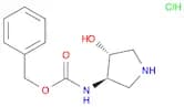 benzyl N-[(3R,4R)-4-hydroxypyrrolidin-3-yl]carbamate hydrochloride