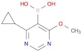 (4-Cyclopropyl-6-methoxypyrimidin-5-yl)boronic acid