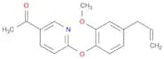 1-{6-[2-methoxy-4-(prop-2-en-1-yl)phenoxy]pyridin-3-yl}ethan-1-one