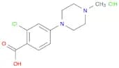 2-Chloro-4-(4-methylpiperazin-1-yl)benzoic acid hydrochloride