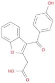2-(3-(4-hydroxybenzoyl)benzofuran-2-yl)acetic acid