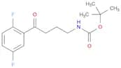 tert-Butyl N-[4-(2,5-difluorophenyl)-4-oxobutyl]carbamate