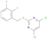4,6-Dichloro-2-((2,3-difluorobenzyl)thio)pyrimidine