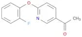 1-(6-(2-fluorophenoxy)pyridin-3-yl)ethanone