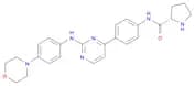 Pyrrolidine-2-carboxylic acid {4-[2-(4-morpholin-4-yl-phenylamino)-pyrimidin-4-yl]-phenyl}-amide