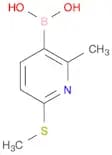 (2-Methyl-6-(methylthio)pyridin-3-yl)boronic acid