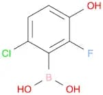 (6-Chloro-2-fluoro-3-hydroxy-phenyl)boronic acid