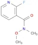2-fluoro-N-methoxy-N-methylnicotinamide