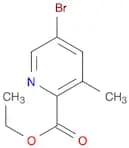 2-Pyridinecarboxylic acid, 5-bromo-3-methyl-, ethyl ester