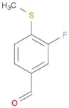 Benzaldehyde, 3-fluoro-4-(methylthio)-