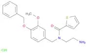 2-Thiophenecarboxamide,N-(2-aminoethyl)-N-[[3-methoxy-4-(phenylmethoxy)phenyl]methyl]-,monohydroch…