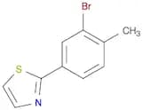 2-(3-Bromo-4-methylphenyl)-1,3-thiazole