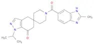 Spiro[5H-indazole-5,4'-piperidin]-7(6H)-one,1,4-dihydro-1'-[(2-methyl-1H-benzimidazol-6-yl)carbony…