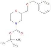 4-Morpholinecarboxylic acid, 2-[(phenylmethoxy)methyl]-,1,1-dimethylethyl ester, (2S)-