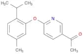 1-{6-[5-methyl-2-(propan-2-yl)phenoxy]pyridin-3-yl}ethan-1-one