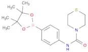 N-[4-(4,4,5,5-tetramethyl-1,3,2-dioxaborolan-2-yl)phenyl]thiomorpholine-4-carboxamide