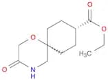 cis-Ethyl 3-oxo-1-oxa-4-azaspiro[5.5]undecane-9-carboxylate