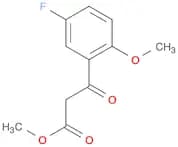 Methyl 5'-fluoro-2'-methoxybenzoylacetate