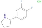 (2S)-2-(3,4-DIFLUOROPHENYL)PYRROLIDINE HYDROCHLORIDE