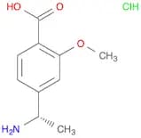 4-((1S)-1-aminoethyl)-2-methoxybenzoic acid hydrochloride