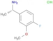 (1S)-1-(4-Fluoro-3-methoxyphenyl)ethylamine-hcl