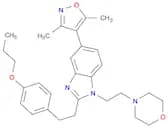 5-(3,5-Dimethyl-4-isoxazolyl)-1-[2-(4-morpholinyl)ethyl]-2-[2-(4-propoxyphenyl)ethyl]-1H-benzimida…