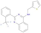 N-[(thiophen-2-yl)methyl]-2-[2-(trifluoromethyl)phenyl]quinazolin-4-amine