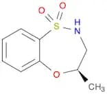 2H-5,1,2-Benzoxathiazepine, 3,4-dihydro-4-methyl-, 1,1-dioxide, (4R)-