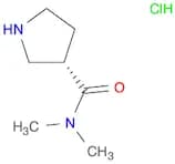 (3S)-N,N-dimethylpyrrolidine-3-carboxamide hydrochloride