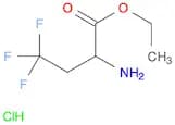 Ethyl 2-amino-4,4,4-trifluorobutanoate hydrochloride