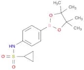 Cyclopropanesulfonamide,N-[4-(4,4,5,5-tetramethyl-1,3,2-dioxaborolan-2-yl)phenyl]-