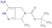 Pyrrolo[3,4-c]pyrazole-5(1H)-carboxylic acid,
  3-amino-4,6-dihydro-6-methyl-, 1,1-dimethylethyl e…