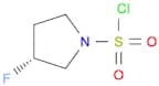 (3R)-3-fluoropyrrolidine-1-sulfonylchloride
