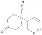 4-oxo-1-(pyridin-3-yl)cyclohexane-1-carbonitrile