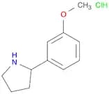 2-(3-Methoxyphenyl)pyrrolidine hydrochloride