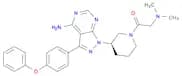 1-[(3R)-3-[4-Amino-3-(4-phenoxyphenyl)-1H-pyrazolo[3,4-d]pyrimidin-1-yl]-1-piperidinyl]-2-(dimethy…