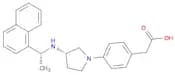 4-[(3S)-3-[[(1R)-1-(1-Naphthalenyl)ethyl]amino]-1-pyrrolidinyl]benzeneaceticAcid
